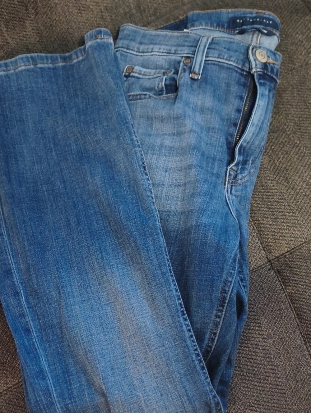 Aeropostale Women's Straight Leg Jeans in Blue Denim